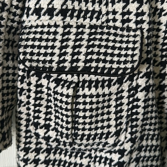 BCX Houndstooth Black and White Jacket Size M - Picture 8 of 10